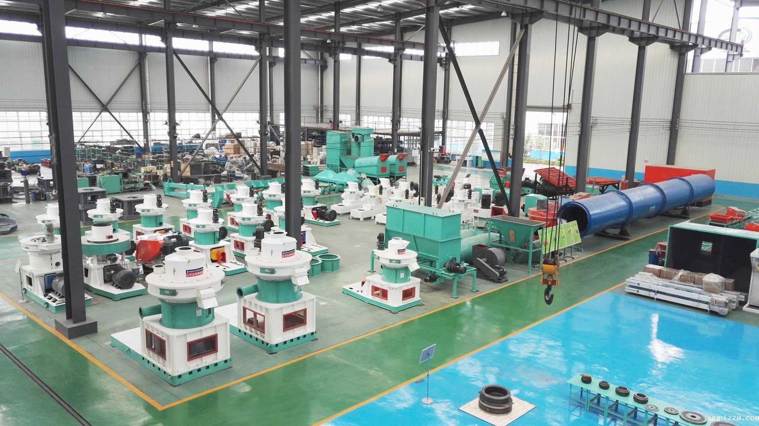 木屑颗粒机生产厂家车间图片 木屑颗粒机生产厂家车间图片