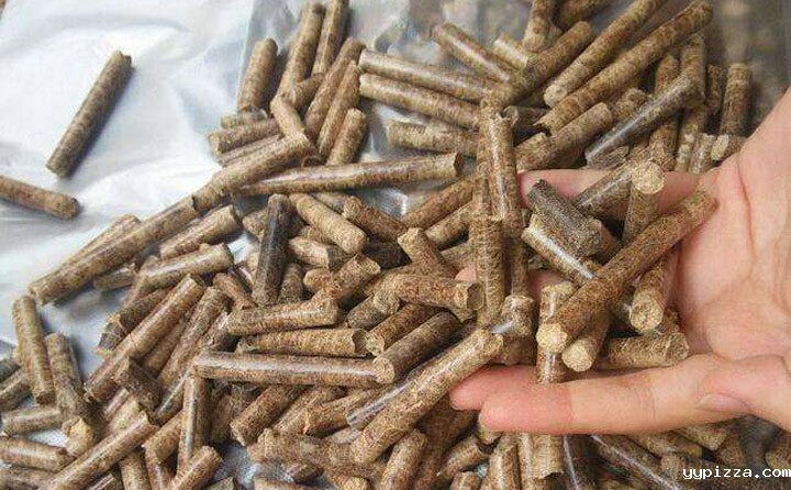 稻壳颗粒机颗粒图片